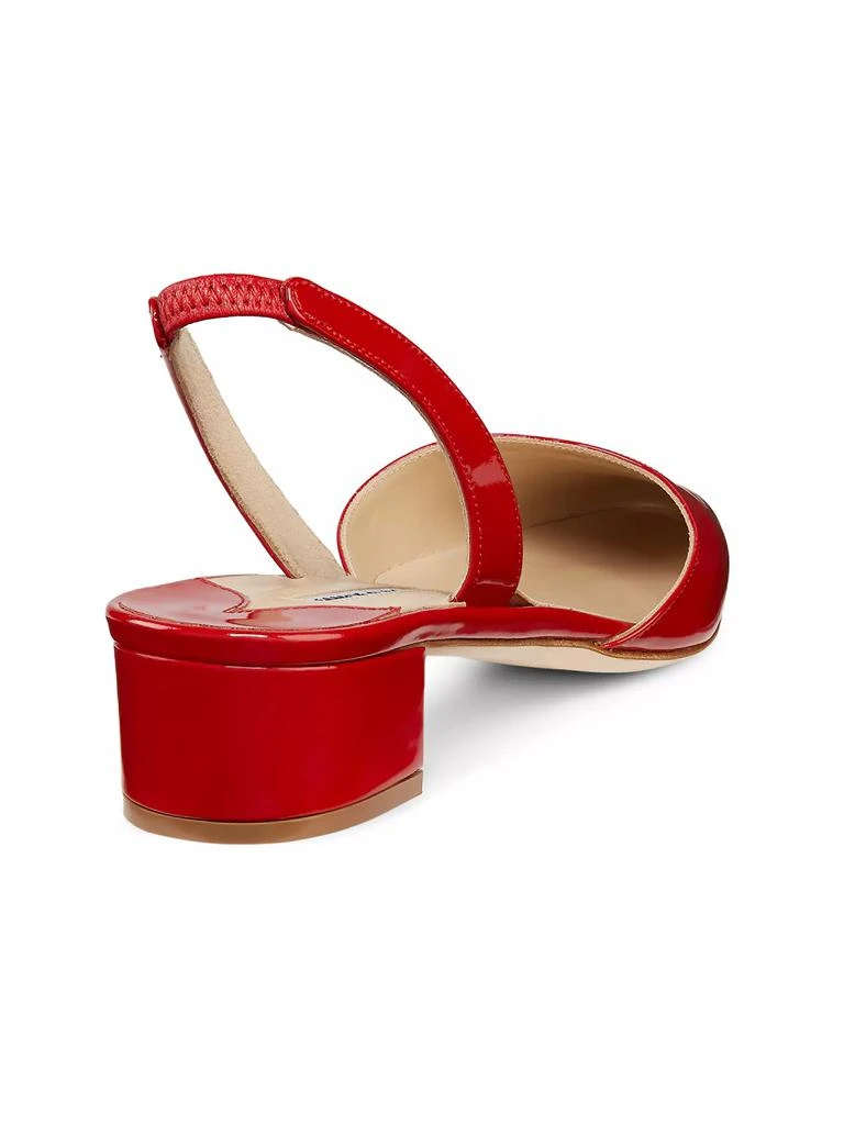 Manolo Blahnik Aspro Patent Leather Slingback Pumps 3