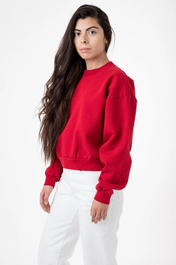 Los Angeles Apparel HF06 - Heavy Fleece Cropped Mock Neck Pullover (Garment Dye 2) 10