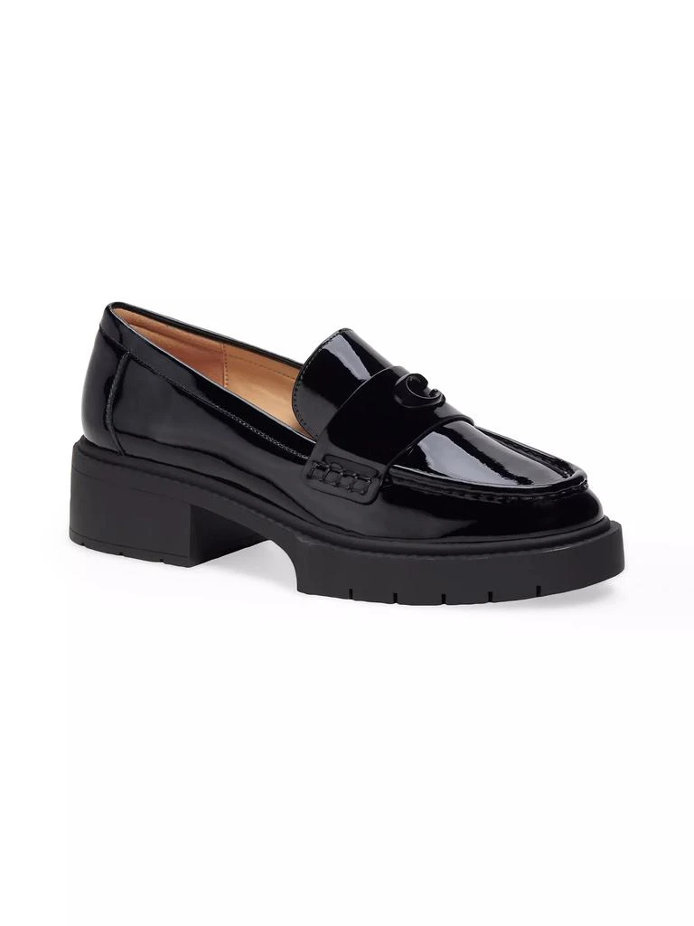 Coach Leah 38MM Patent Leather Loafers 2