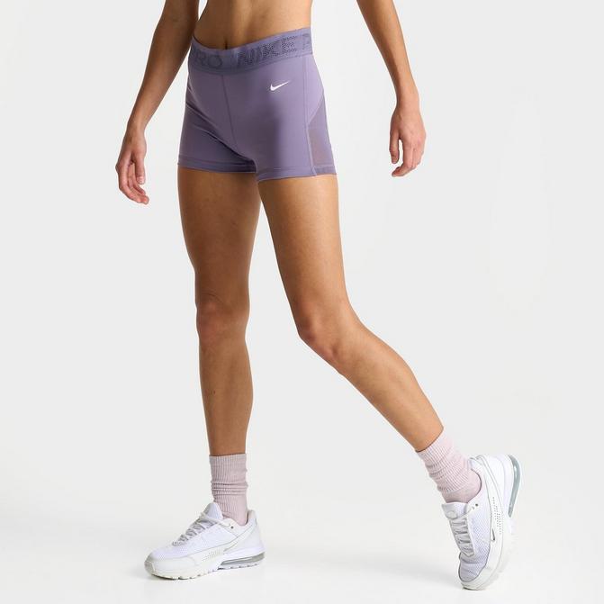 NIKE Women's Nike Pro Dri-FIT Mid-Rise 3" Mesh Shorts