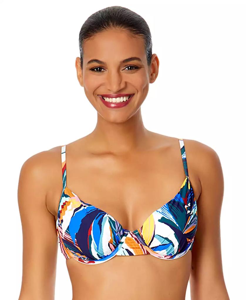 Anne Cole Women's Printed Underwire Bikini Top