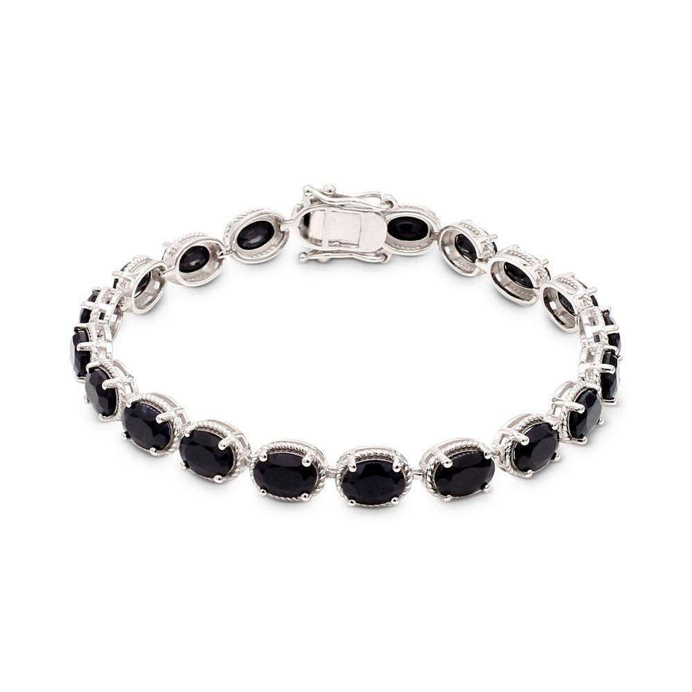 Macy's Truffle Sapphire Oval Flex Bracelet (20 ct. t.w.) in Sterling Silver