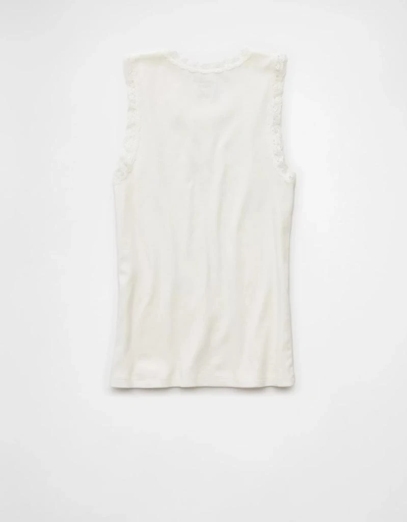 AE AE Graphic Lace Trim Tank Top 4