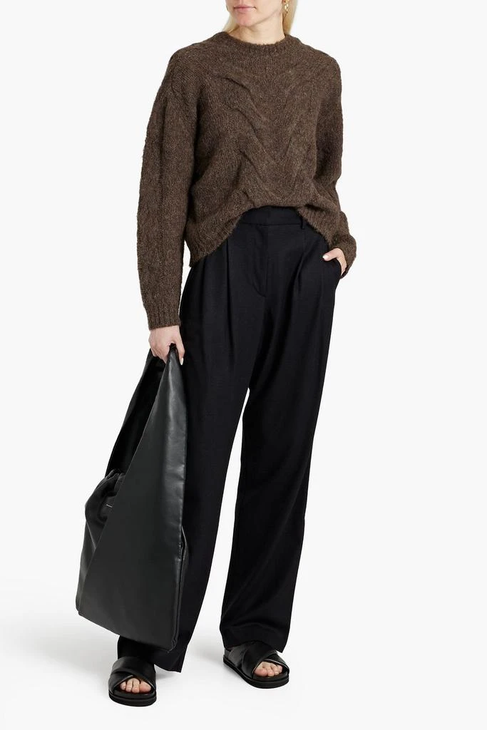 Rag & Bone Mia cable-knit alpaca and wool-blend sweater 2