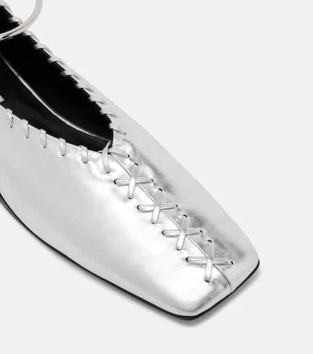 Jil Sander Leather ballet flats 5