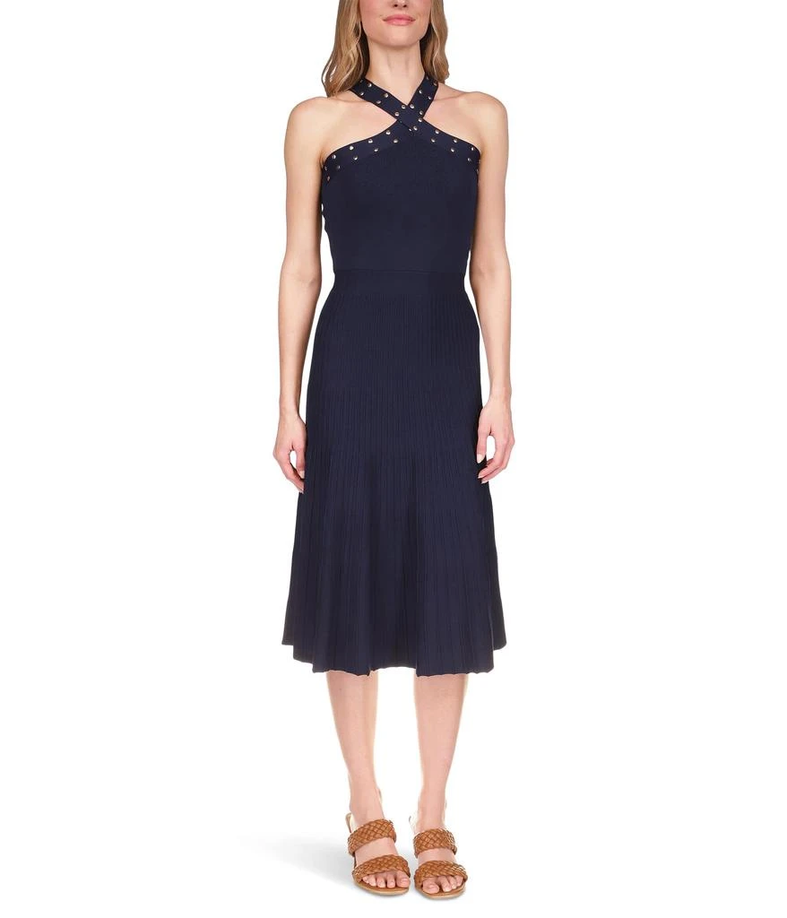 Michael Kors Halter Dress w/ Studs Trim 1