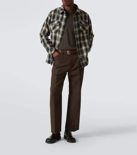God's True Cashmere Tartan cashmere shirt 2