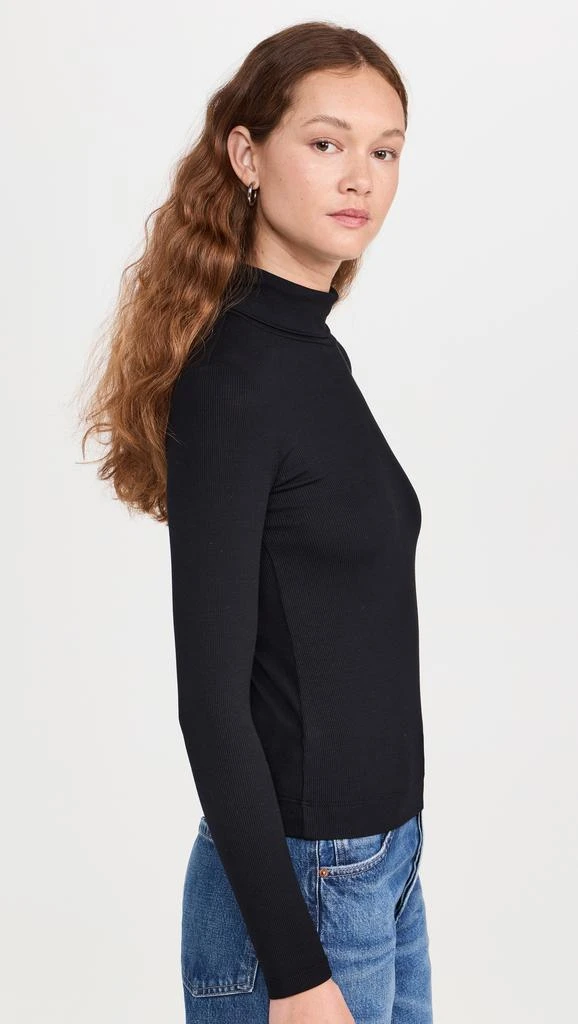 Stateside 2x1 Fine Rib Long Sleeve Turtleneck 3