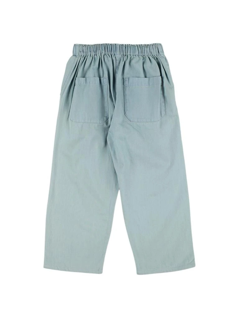 BOBO CHOSES Cotton Gabardine Pants 2