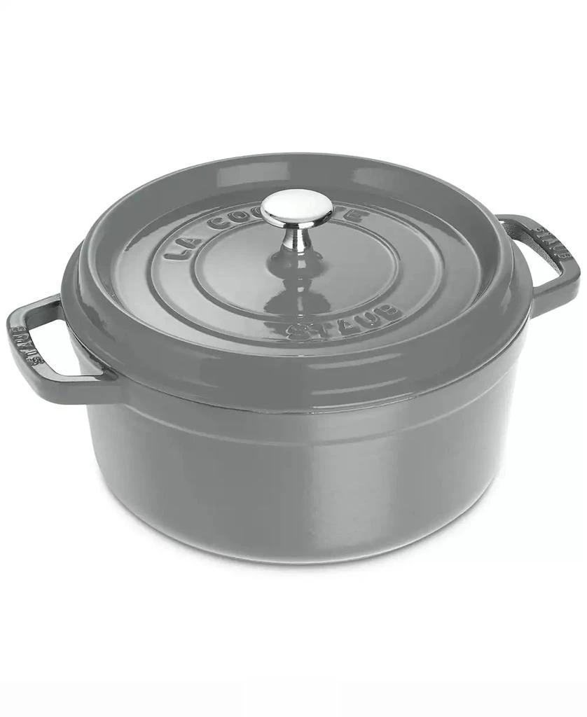Staub Enameled Cast Iron 4-Qt. Round Cocotte 1
