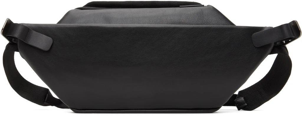 Côte & Ciel Black Isarau Alias Cowhide Leather Belt Bag 1