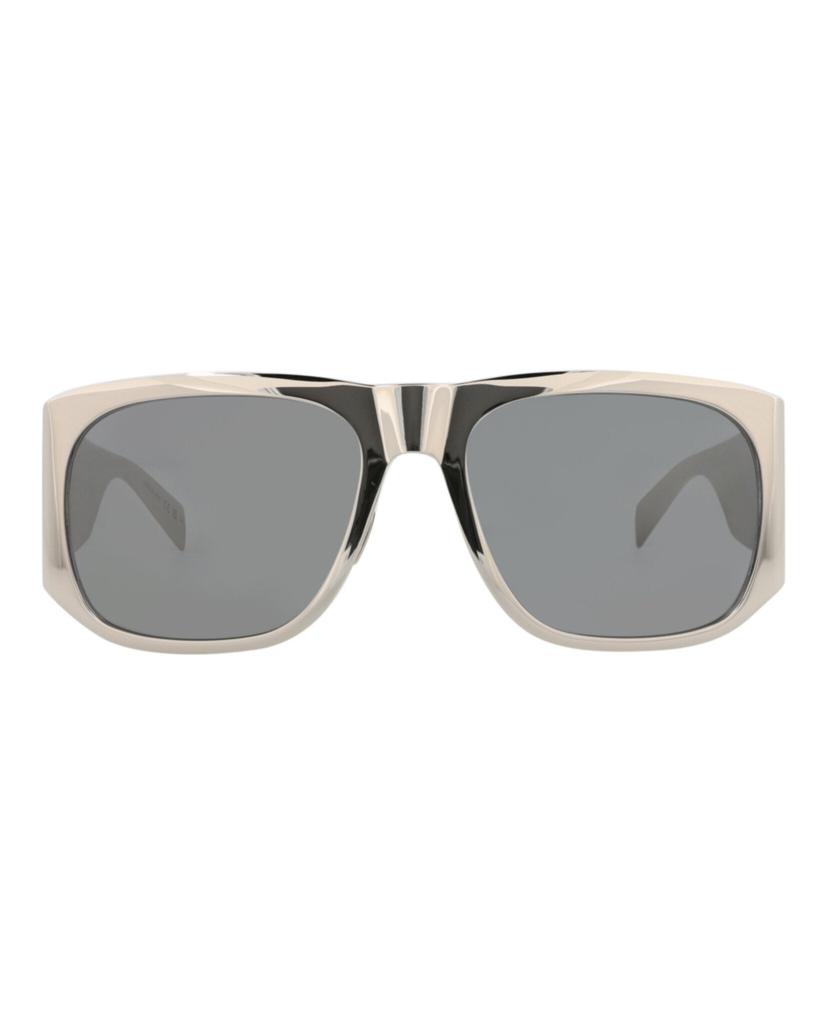 SAINT LAURENT スクエアフレムサンクラス SL312M 013 SAINT LAURENT Women's Square Metal Sunglasses, Gold Gold