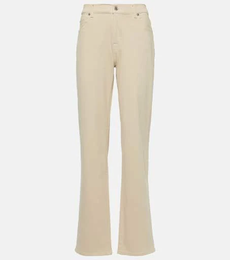 7 For All Mankind Ellie mid-rise straight jeans 1