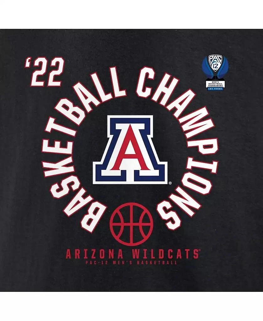 Fanatics Men's Black Arizona Wildcats 2022 PAC-12 Men's Basketball Conference Tournament Champions T-shirt 4