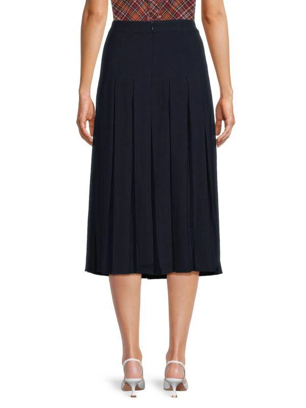 Tommy Hilfiger Pleated Belted Midi Skirt 2