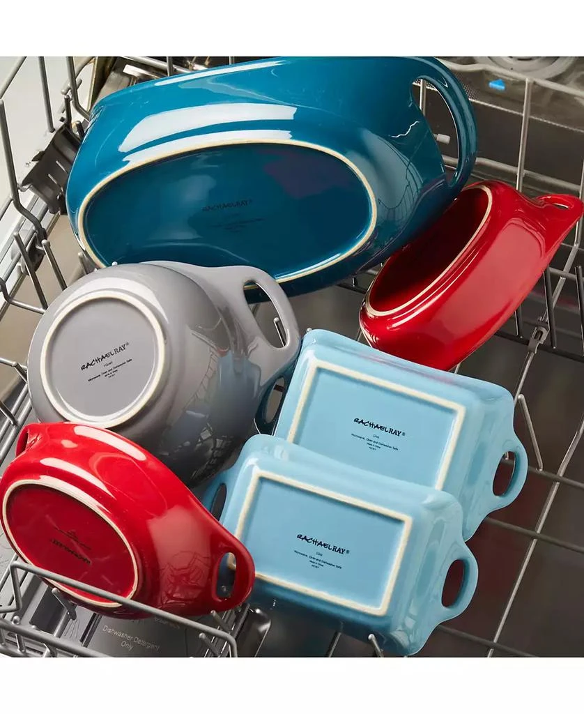Rachael Ray 3-Pc. Ceramic Casserole Bakers Set 8