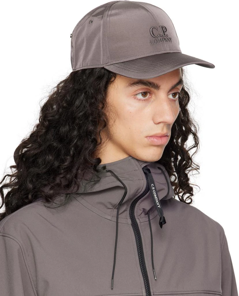 C.P. Company Taupe Chrome-R Goggle Cap 2