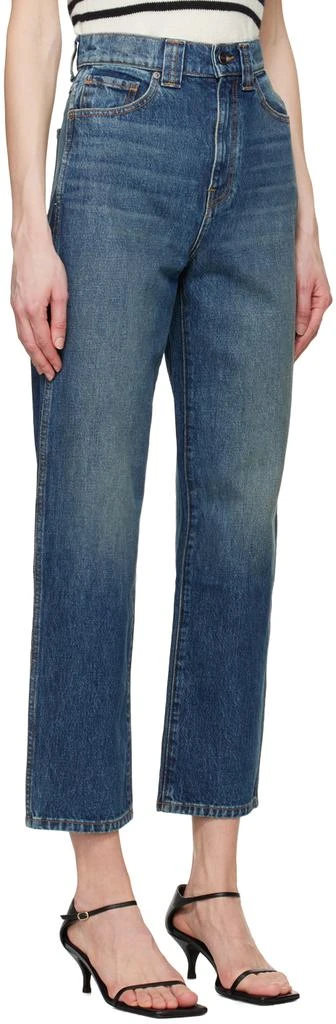 Khaite Navy 'The Shalbi' Jeans 2