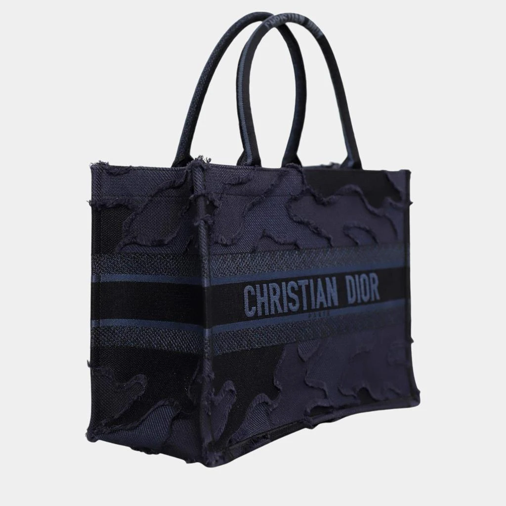 Dior Dior Camouflage Embroidered Canvas Medium Book Tote Bag 5