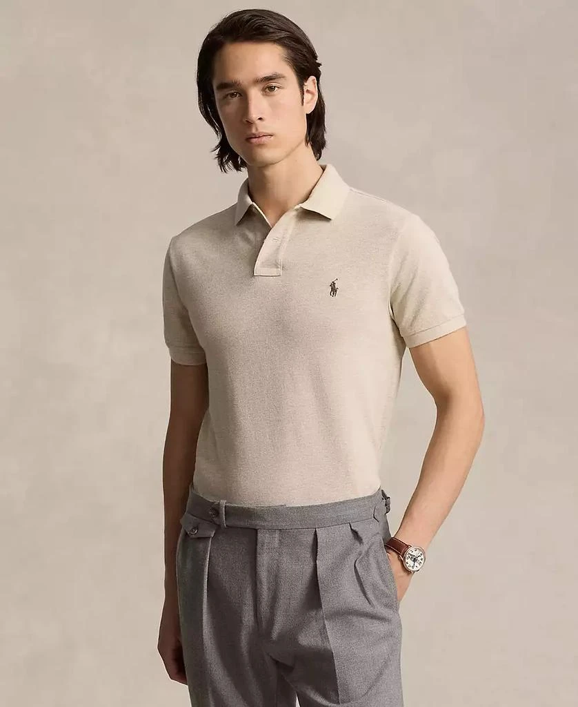 Polo Ralph Lauren Men's Cotton Custom Slim Fit Mesh Polo Shirt 3