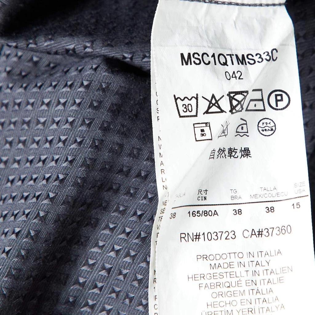 Giorgio Armani Giorgio Armani Grey Patterned Cotton Buttoned Up Shirt M 8