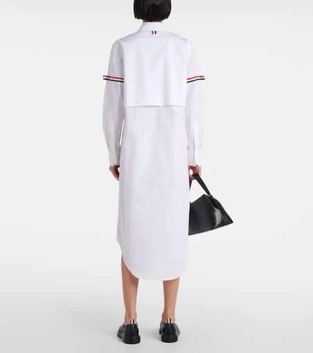 Thom Browne RWB Stripe cotton shirt dress 3