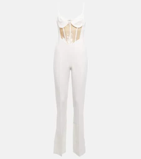 David Koma Sequined cutout cady jumpsuit 1