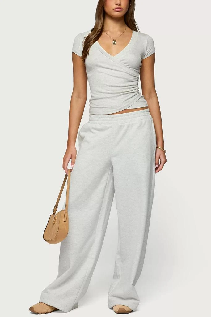 Edikted Edikted Jacie Wide Leg Sweatpants