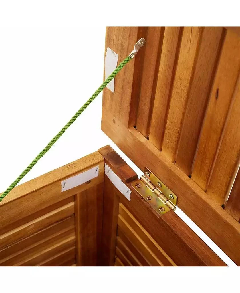 vidaXL Solid Acacia Wood Garden Storage Box 8