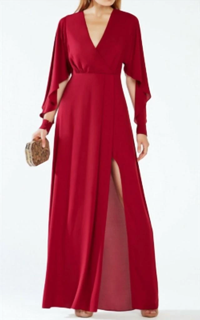 dress the population evening gowns Cranberry Martini Velvet Midi in Hunter Green S / hunter-green main image 0