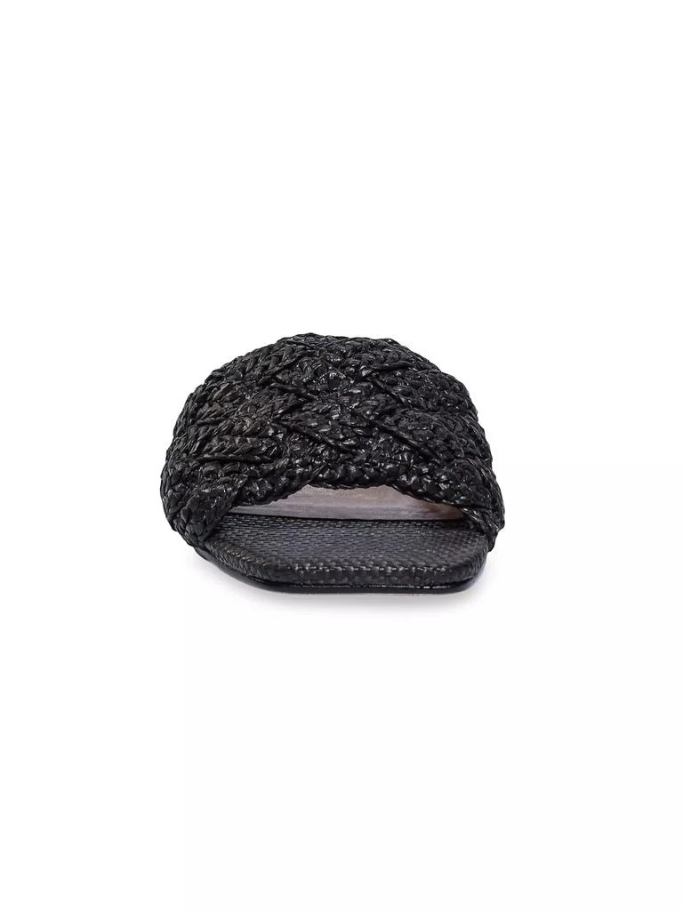 Bernardo Pixie Raffia Woven Sandals 4