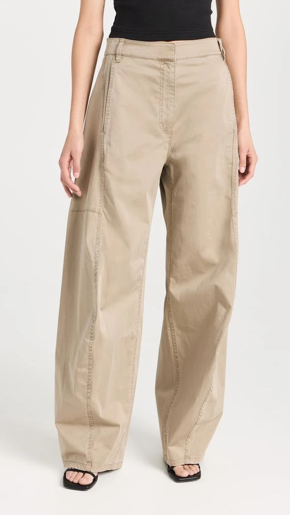 Tibi Garment Dyed Silky Cotton Sid Chino Pants 6