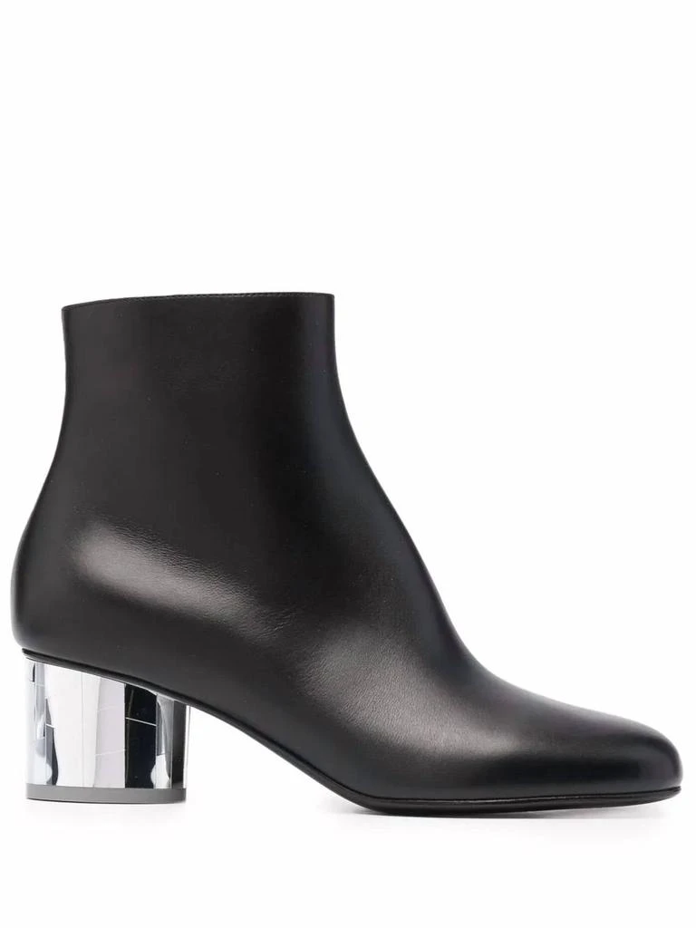 Salvatore Ferragamo Women
s Block-Heel Ankle Boots In Black 1