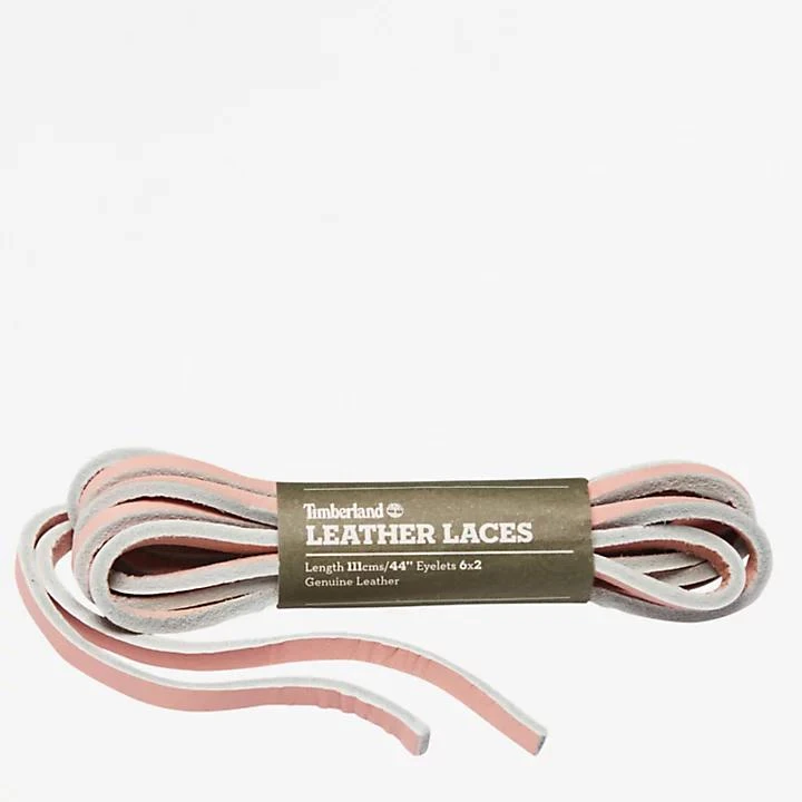 Timberland 44" Flat Rawhide Replacement Laces in Pink 1