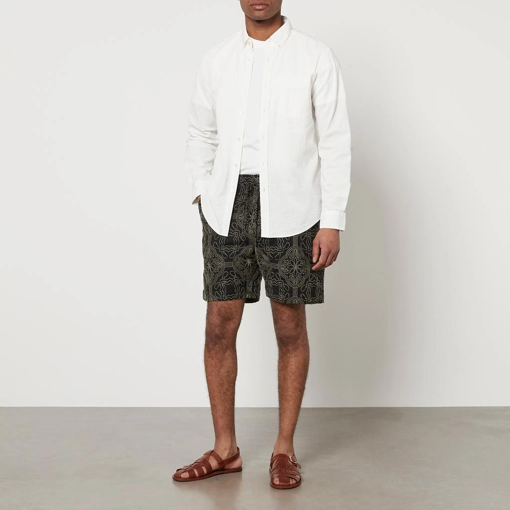 Portuguese Flannel Atlantico Stripe Cotton-Seersucker Shirt 3