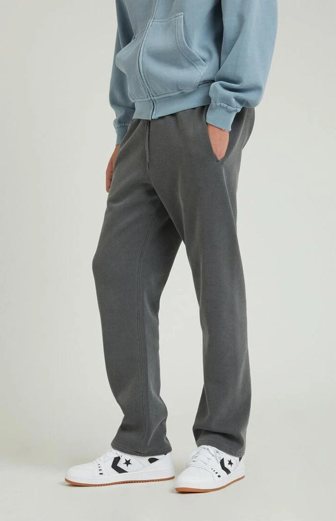 PacSun Washed Black Straight Leg Sweatpants 2