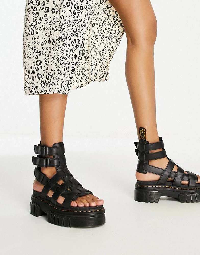 Dr. Martens Dr Martens Ricki gladiator sandals in black 1