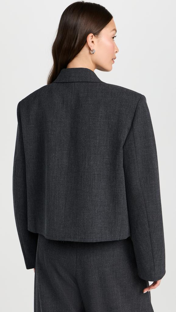 Pixie Market Dani Cropped Boxy Blazer