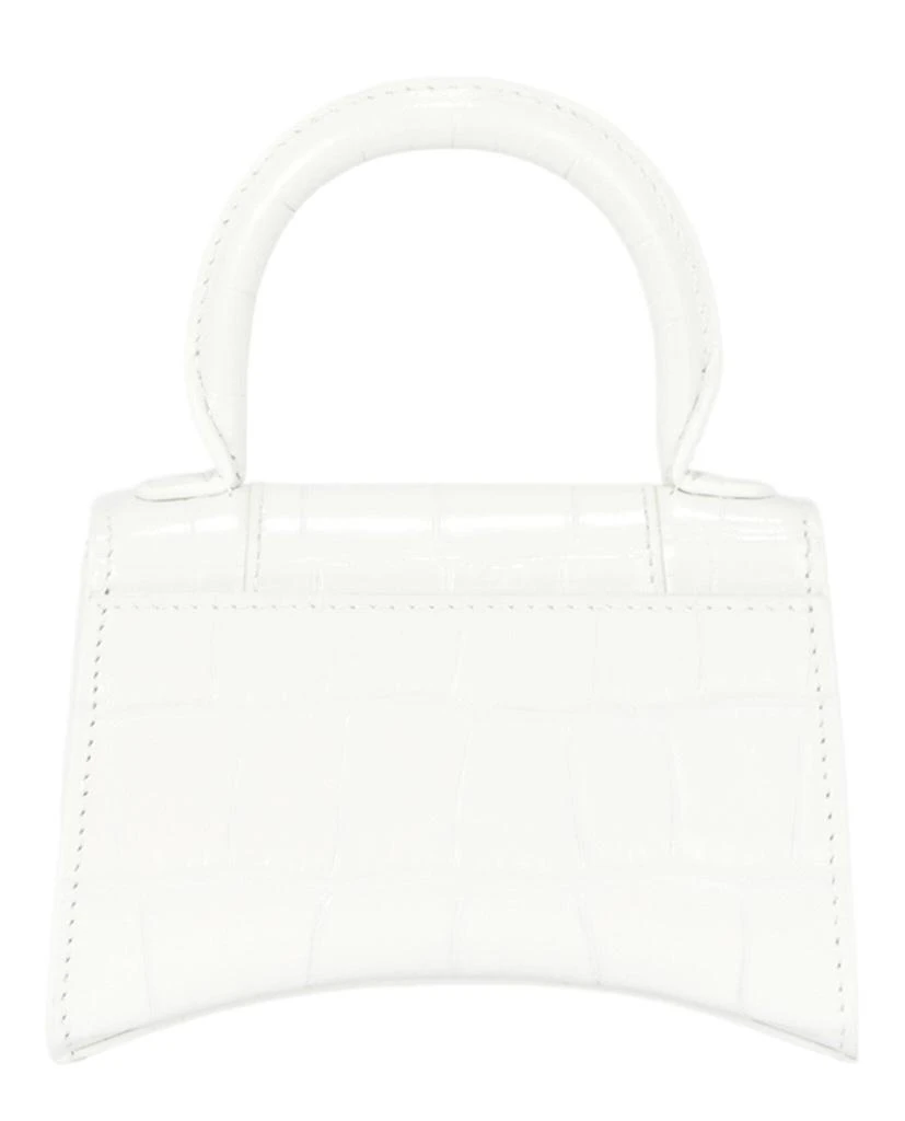 Balenciaga Hourglass Xs Crocodile Embossed Top Handle Bag 5