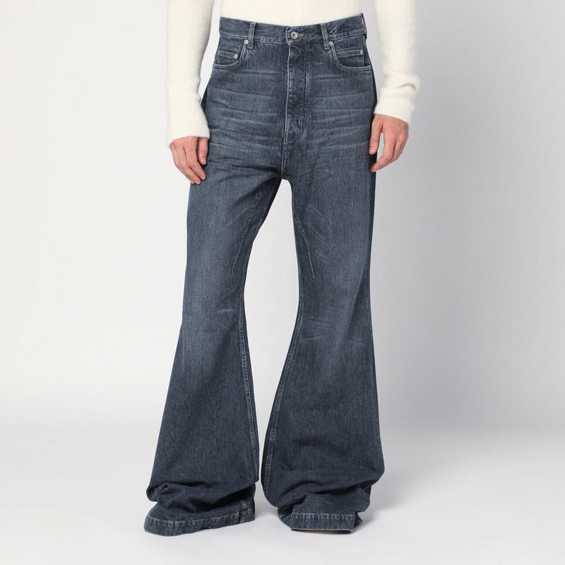 DRKSHDW Washed grey flared jeans