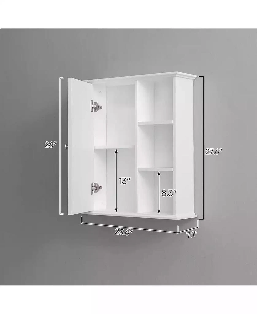 Vanirror White Wall-Mounted Over-The-Bathroom Storage Cabinet, Space-Saving Medicine Cabinet Organizer for Bathroom, Laundry Room
Kitchen 2