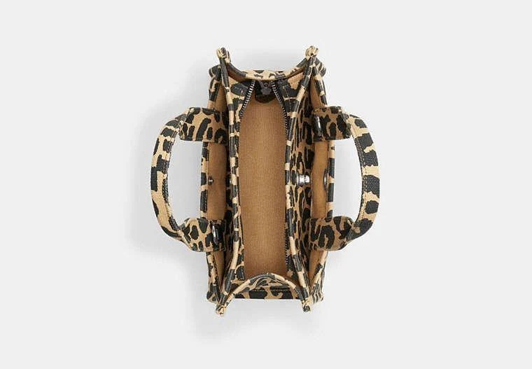 Coach LEOPARD CARGO 26 TOTE BAG 5