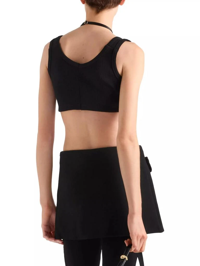 Prada Ribbed Jersey Tank Top 3