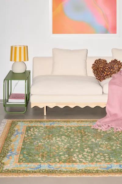 Urban Outfitters Anette Floral Digital Printed Chenille Rug