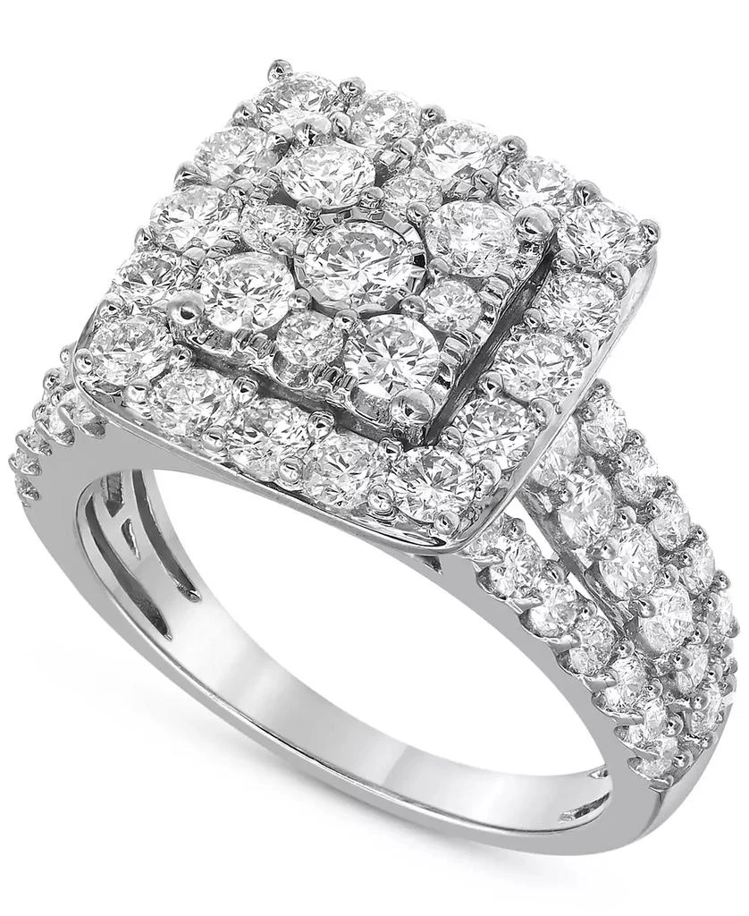 Macy
s Diamond Halo Three Piece Bridal Set (3 ct. t.w.) in 14k White Gold 4