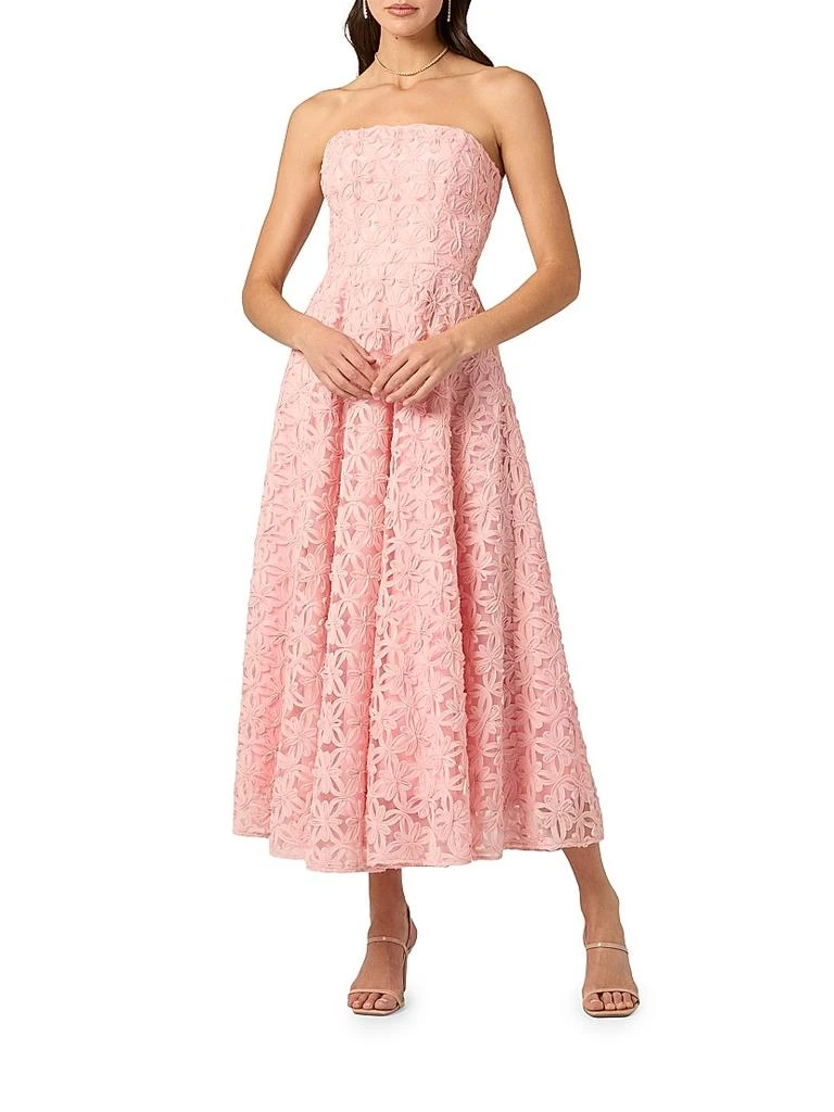 Shoshanna Miller Floral Mesh Maxi Dress 3