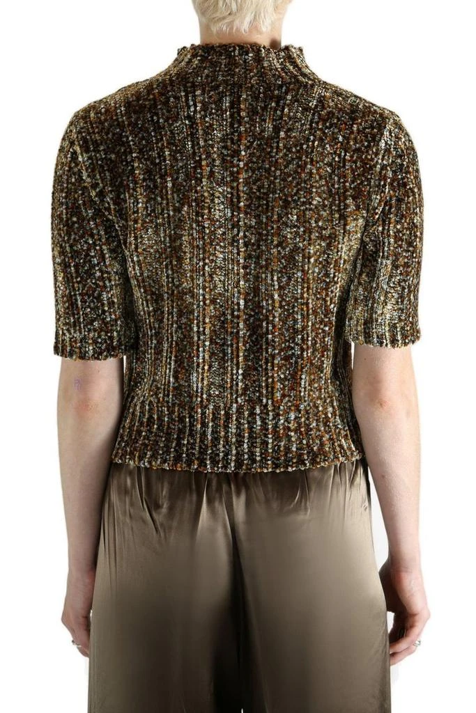 Dries Van Noten Dries Van Noten Mock Neck Short-Sleeved Sweater 3