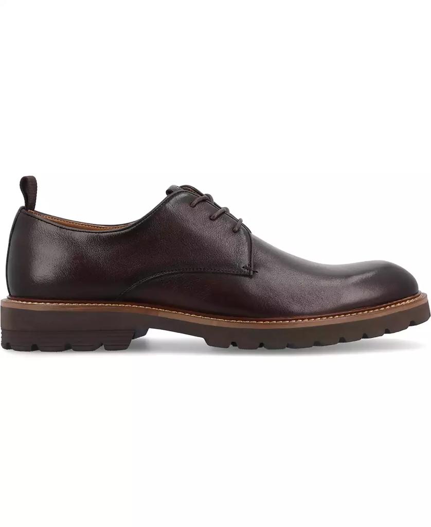 Thomas & Vine Men's Davies Tru Comfort Foam Plain Toe Lace-up Derby Shoes