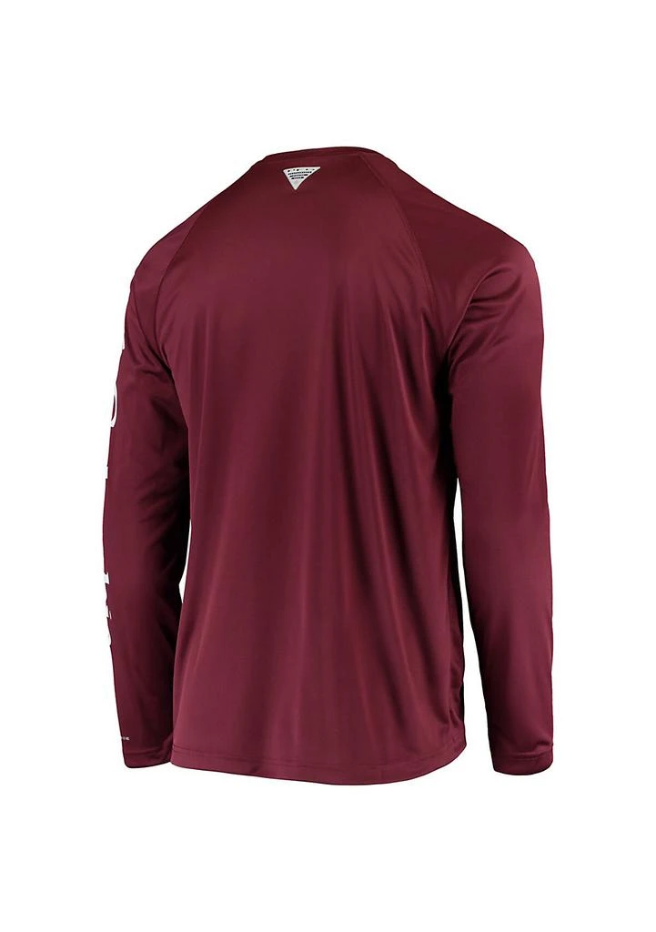 Columbia NCAA Texas A&M Aggies Terminal Tackle Omni-Shade Raglan Long Sleeve T-Shirt 3