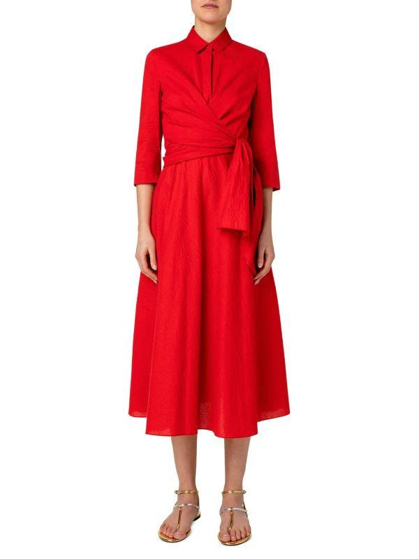 Akris Cotton Wrap Shirtdress 1